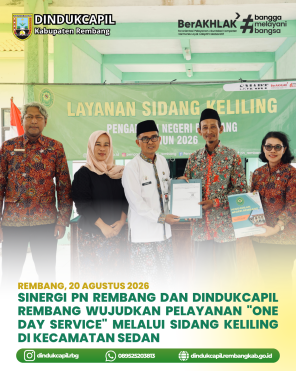 Sinergi PN Rembang dan Dindukcapil Rembang Wujudkan Pelayanan 