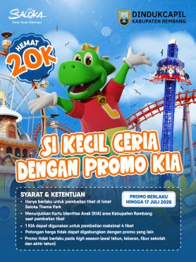 Kabar Gembira untuk Warga Rembang! Liburan Hemat di Saloka Theme Park Pakai KIA