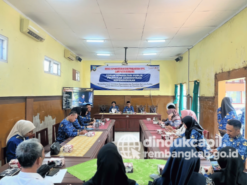 Dindukcapil Rembang Gelar Forum Konsultasi Publik Pelayanan Administrasi Kependudukan Tahun 2026